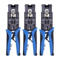thumbnail image 1 of 3 Durable Coax Compression Crimper Tool BNC / RCA / F Crimp Connector RG59 / 58/6 Cable Wire Cutter Ajustable Crimping Plier, 1 of 8