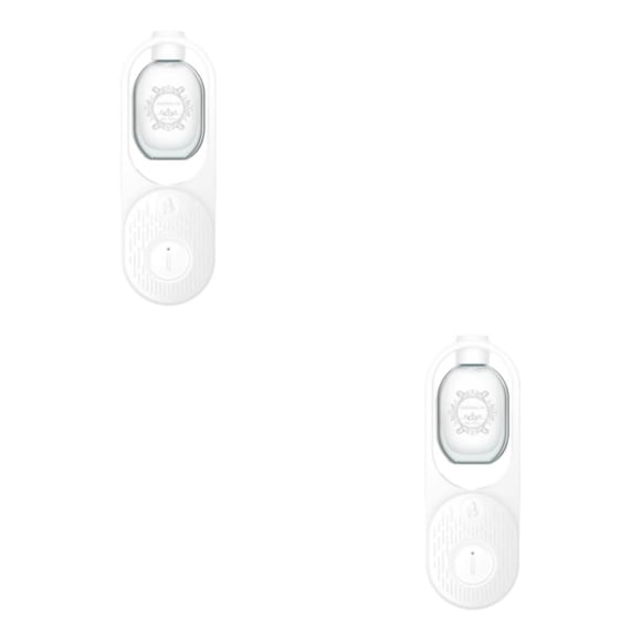 Wosthever Ambientador inalámbrico alimentado por interruptor de botón recargable hogar dormitorio fragancia difusor tipo eliminador de Tipo 1 2piezas