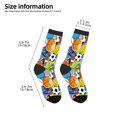 thumbnail image 2 of Uemuo Various Balls Printed Kids Boys Socks Seamless Crew Socks Crazy Funny Athletic Sport Socks for Children, 2 of 6