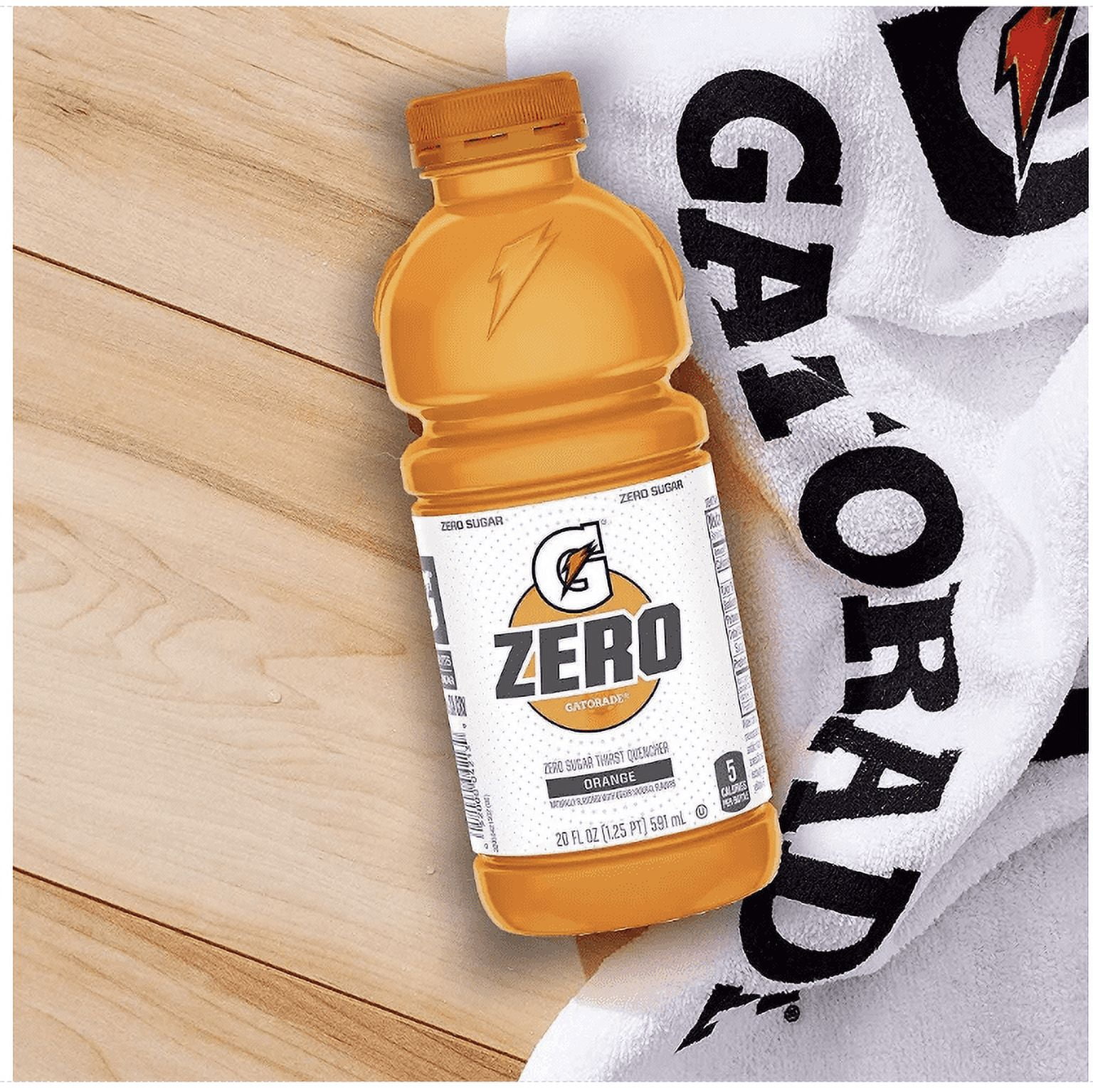 Gatorade Zero Variety Pack, Lemon lime + Orange,  Zero Sugar, 20 Fl Oz (Pack of 8)
