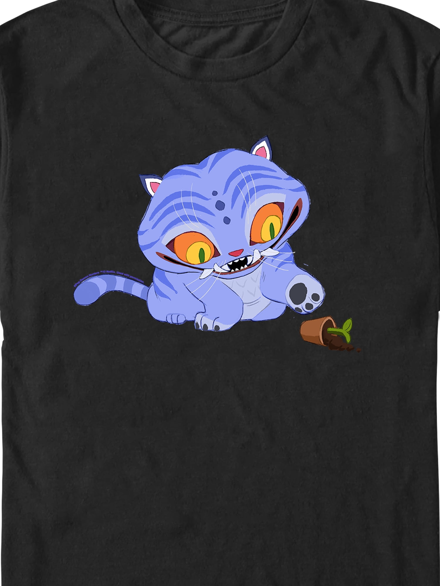 KPop Demon Hunters Men's and Big Men's Chibi Derpy Graphic Tee, Sizes S-3XL