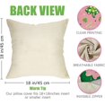 thumbnail image 2 of St Patricks Day Dessert Decorative Throw Pillow Covers 18 x 18 Set of 4, Cupcake Coffee Donut Lucky and Blessed Pink Outdoor Pillowcase, Spring Irish Shamrock Clover Cushion Case Home Decor, 2 of 6