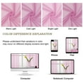 thumbnail image 4 of Patin Light Pink Sheer Curtains 36 Inch Length 2 Pcs, Kitchen Curtains Rustic Short Voile Airy Solid Color, Light Filtering Drapes Rod Pockets for Cafe Bedroom Basement, Each Panel 42" W x 36" L, 4 of 9