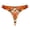 Orange, variant on Nightgowns for Women Breathable Comfortable High Waist V Cut High Cut Bikini Bathing Suit Bottoms Blend Panties Multicolor Size L