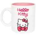 thumbnail image 1 of Hello Kitty Bow Mug, Officially Licensed, Ceramic, White and Pink, 1 of 2