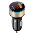 thumbnail image 1 of Adaptador de carga del vehículo de la tableta del teléfono del cargador del coche de los puertos del USB tipo-c de 12V / 24V con la pantalla LED seitruly EL000437-02, 1 of 2