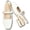 White, variant on Womens Low Block Heel Square Toe Mary Janes Slip On Adjustable Strap Dress Shoes Lightweight Breathable Casual Shoes for Daily Office Weekend Campus