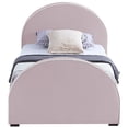thumbnail image 7 of Meridian Furniture Brody Pink Velvet Twin Bed, 7 of 7