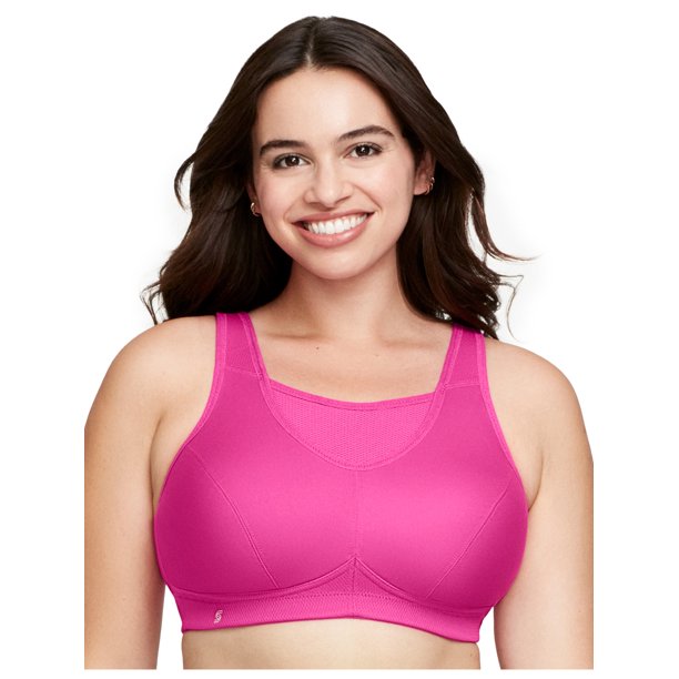 Glamorise Full Figure Plus Size NoBounce Camisole Sports Bra Wirefree