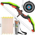 thumbnail image 4 of Kiddopark Kids Bow and Arrow Set - LED Light up Archery Toy Set with 10 Suction Cup Arrows, Target & Quiver, Indoor and Outdoor Toys for Children Boys Girls ,Gift Eligible, 4 of 6