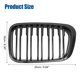 thumbnail image 3 of No.51138208489/51138208490 Parrilla del parachoques delantero para BMW Serie 3 Izquierda y Derecha 1 Par Negro, 3 of 6