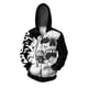 thumbnail image 3 of Sudadera con capucha y estampado de calavera de otoño para hombre, sudadera con capucha para hombre, sudadera con capucha de moda para hombre, sudaderas con capucha con cremallera, ropa Y2k, 3 of 5