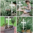thumbnail image 2 of LEEYNEER Outdoor Wrought Decor Crafts Easter Lawn Decorations Yard Signs for White, 2 of 6