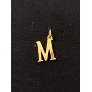 14K Bonded Gold Chain with Initial Letters Charm, Best Unisex Christmas Gift for Women, Men, Girlfriend, Boyfriend, Her, Bestfriend, 14K Bonded Gold Necklace with Gift Box/Bag by Aria Jeweler