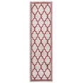 thumbnail image 3 of Safavieh Amherst Wesley Geometric Runner Rug, Ivory/Red, 2'3" x 7', 3 of 11