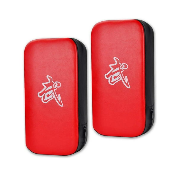 2pcs/set Kick Strike Pad Boxing Punching bag punching training bag Training Target Zipper Design PU Cover Sponge Filling Boxing Bag