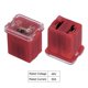 thumbnail image 4 of Fusible de cartucho automotriz 48V 50A terminal hembra caja J perfil bajo coche camión rojo 5 piezas, 4 of 4
