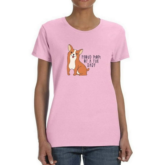 Proud Mom Of A Fur Baby T-Shirt Women -Smartprints Designs, Female x-Large