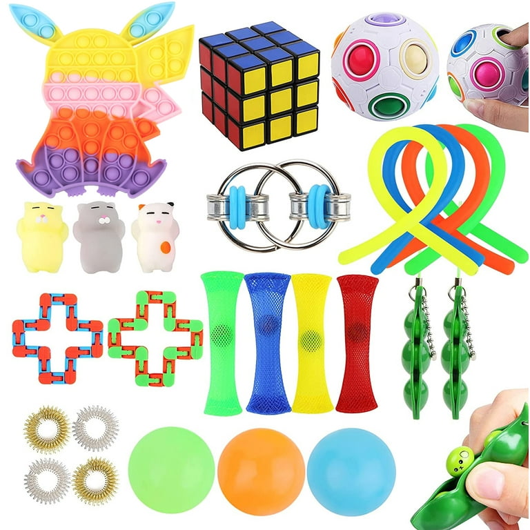 26PCS Fidget Packs Toy Bundle Figetget Toys Set Stress Anxiety