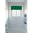 thumbnail image 2 of Valance curtain blackout thermal unlined TVLO hunter valance for kitchen, bathroom, bedroom living room short window rod pocket 54 inch x 18 inch, 2 of 3