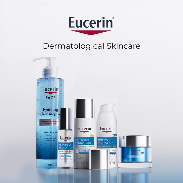 Eucerin Face Gentle Cleansing Hydrating Cleansing Gel With Hyaluronic Acid, 13.5 Fl Oz - Fred Meyer