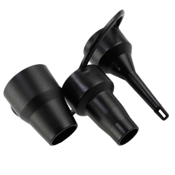 Topbathy Lightweight Black Air Pump Adapter Nozzle for Outdoor Air Mattress Inflation