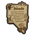 thumbnail image 2 of USA Nevada State Map Wooden Magnet Souvenir Fridge Magnet Gift, 2 of 5