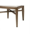 thumbnail image 7 of Baxton Studio Chloe Modern Bohemian Walnut Brown Finished Mahogany Wood and Natural Rattan Dining Chair, 7 of 7