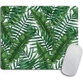 thumbnail image 1 of Leaf Tropical Mouse Pad 9.5x7.9 Inch Green Office Decor Present, Pink Mousepad for Dorms, Cubicles, and Desks, Add a Touch of Nature to Your Workspace, 1 of 3