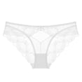 thumbnail image 2 of JUSLIO Womens Underwear Lace Briefs Comfortable Breathable Soft Panties White L, 2 of 4