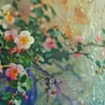 thumbnail image 6 of Round Tablecloth Fitted Table Cloth with Elastic Edge for Round Table, Watercolor Floral Circular Table Cover Waterproof Wipeable, 6 of 8