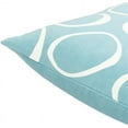 thumbnail image 2 of Surya Lachen LHN-021 18 x 18" Square Cotton Pillow Cover in Teal Blue/Cream, 2 of 4