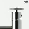 thumbnail image 2 of VIGO Cass Single Handle Single-Hole Bathroom Faucet in Brushed Nickel, 2 of 13