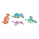 thumbnail image 1 of 4x bloques de dinosaurios de madera, constructor de dinosaurios de tallo de madera, juego de dinosaurios de construcción a presión, 1 of 7