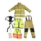 thumbnail image 5 of Traje de bombero modelo 1:6, disfraz de bombero realista, traje formal de bombero. Amarillo claro, 5 of 9