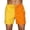 Orange, variant on XFeng Men's 2 in 1 Swim Trunks, Print Board Shorts with Compression Liner, Quick Dry Beach Swim Shorts with Pockets