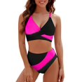 thumbnail image 1 of Conjunto de bikini Blooming Jelly, traje de baño push up de cintura alta 2025, 1 of 6