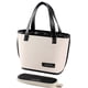 thumbnail image 1 of Lunch Bag Women,Insulated Lunch Box Adult For Women With Pocket For Office Work Picnic Shopping (B-Beige and Black), 1 of 5