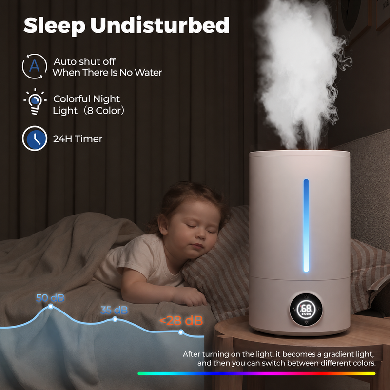 Patbrela 5L Cool Mist Ultrasonic Humidifier photo 4