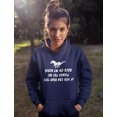 thumbnail image 5 of Tstars Women's Hoodie - Funny "Put Me Back On My Horse" Graphic - Birthday Gifts for Horse Lovers - Unique Horse-Themed Apparel - Ideal, 5 of 6