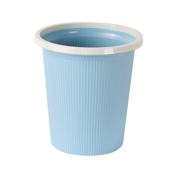 Baño Lata de Basura Baño Latas de Basura Decorativas sin Tapa con Anillo de Retenedor de Bolsa 3 Galones Basura Plástica para Cocina Baño Dormitorio Oficina Sala de Estar