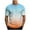 Light Blue1, variant on fatyb Men's Fashion Tshirts Gradient Color Graphic Tee Shirts Casual Short Sleeve Printed Summer Tops
