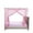 🔥 Pink_Hot#2290, variant on Mosquito Net Tent for Bed Twin Size | One Side Opening | Lace Canopy Mesh Curtain | Breathable Polyester | Indoor Outdoor Use | Light Blocking Privacy | Easy Install