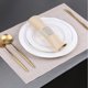 thumbnail image 1 of unbranded 12Ud De Servilleta De Metal Plateado Para Uso En Hogar, 1 of 8
