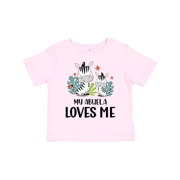 Inktastic Zebra My Abuela Loves Me Boys or Girls Toddler T-Shirt