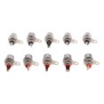 thumbnail image 1 of Miulika 5x10 Pieces Panel Mount RCA Female Socket Connectors Adapter 5 Pcs, 1 of 6