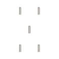 thumbnail image 1 of Justharion Advertising Screw Standoff Durable Streamlined Design Glass Mirror Nail Nut Wall Hanging Bracket Strong Bearing Capacity 25x100mm 5Set, 1 of 6