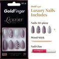 thumbnail image 4 of Kiss Gold Finger Luxury Design Long Length (GFL16), 4 of 6