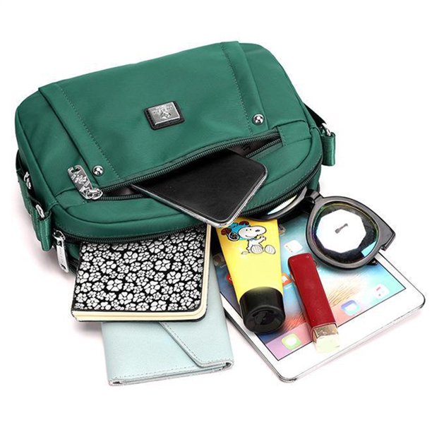 Bolso Mujer Clutch Fashionalbe Nylon Casual Color Sólido Shopper Verde Wdftyju Para Estrenar