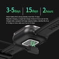 thumbnail image 3 of Injueey Reloj inteligente para hombres con carga inalámbrica y auriculares y reloj de moda combinados en Relojes inteligentes negro Tira de silicona, 3 of 6